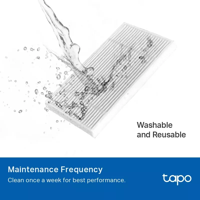 TP-Link Tapo Conjunto de substituição para aspirador robô, conjunto de acessórios, aspirador robô, Preto, Branco, Tapo RV30 Max Plus, Tapo RV30 Max, Tapo RV20 Max Plus, Tapo RV20 Max, Caixa suspensa, 183 mm
