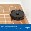 TP-Link Tapo Conjunto de substituição para aspirador robô, conjunto de acessórios, aspirador robô, Preto, Branco, Tapo RV30 Max Plus, Tapo RV30 Max, Tapo RV20 Max Plus, Tapo RV20 Max, Caixa suspensa, 183 mm