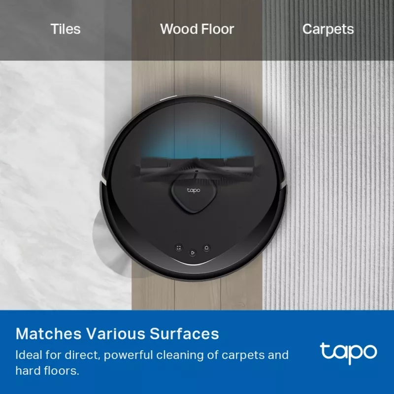 TP-Link Tapo Conjunto de substituição para aspirador robô, conjunto de acessórios, aspirador robô, Preto, Branco, Tapo RV30 Max Plus, Tapo RV30 Max, Tapo RV20 Max Plus, Tapo RV20 Max, Caixa suspensa, 183 mm
