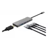 Hub USB Type-C TRUST 26062 — HDMI + USB 3.2 Gen 1 Type-A e Type-C, Cinzento, 5 portas