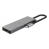 Hub USB Type-C TRUST 26062 — HDMI + USB 3.2 Gen 1 Type-A e Type-C, Cinzento, 5 portas