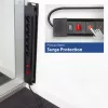ACT Régua de tomadas com 6 tomadas e proteção contra sobretensão, 6 saídas AC, Tipo F, 230 V, 16 A, 1,5 mm², Tipo F (Schuko)