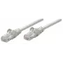 Intellinet Cabo de rede patch, Cat5e, 10 m, Cinzento, CCA, U/UTP, PVC, RJ45, contactos banhados a ouro, proteção anti-dobra, ficha moldada, garantia vitalícia