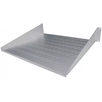 Intellinet Prateleira de braço em consola 19 inch, 2U, montagem frontal em 2 pontos, 250 mm de profundidade, máx. 25 kg, Cinzento, três anos de garantia
