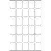 Etiquetas multiusos HERMA 19 x 27 mm branco Movables/removíveis papel mate 960 unid.