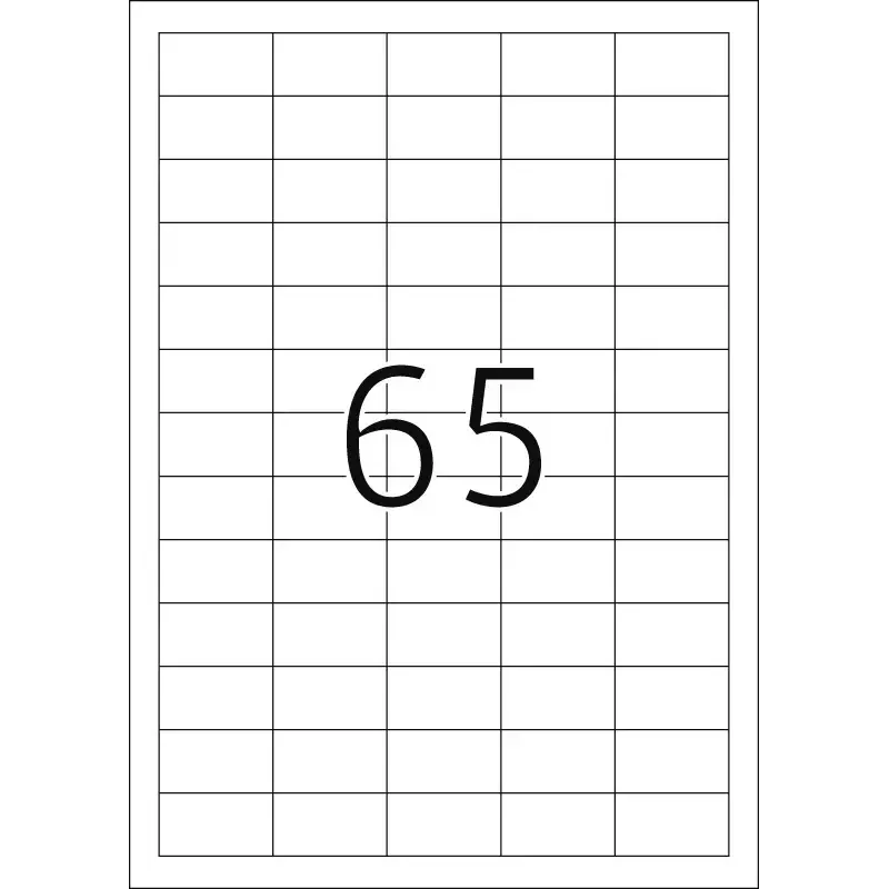Etiqueta autoadesiva para impressora HERMA Labels Premium A4 38,1x21,2 mm