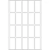 Etiquetas multiusos HERMA 10609 19x40 mm branco Movables removíveis papel 640 unid.