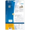 Etiquetas de código QR HERMA 9642 A4 40x40 mm quadrado papel branco