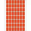 Etiquetas multiusos HERMA 12x18 mm vermelho papel mate escrita manual