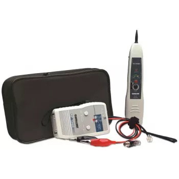 Intellinet Conjunto de teste e toner de rede, gerador de tom, testa redes de datacom, telecomunicações, segurança, vídeo e áudio, interruptor de duas posições para sinal de tom único ou múltiplo, bolsa de armazenamento
