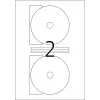 Etiqueta autocolante para impressora HERMA Etiquetas para CD Maxi A4 Ø 116 mm