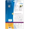 Etiqueta autocolante para impressora HERMA Etiquetas para CD Maxi A4 Ø 116 mm