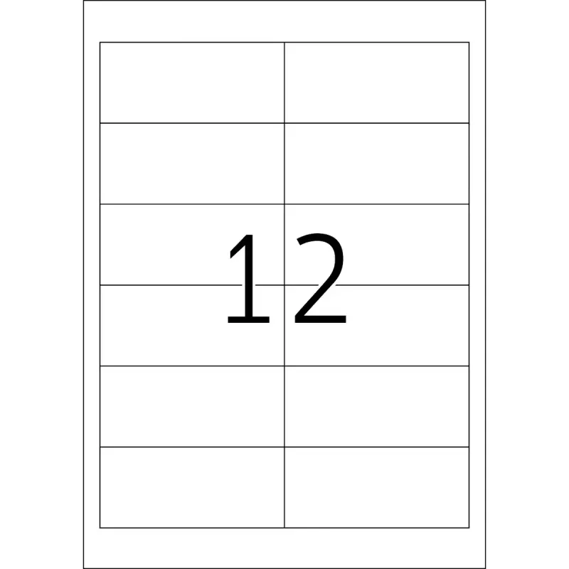 Etiquetas autocolantes para impressora HERMA Etiquetas Premium A4 97x42,3 mm