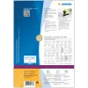 Etiquetas autocolantes para impressora HERMA Etiquetas para CD Maxi A4 Ø 116 mm
