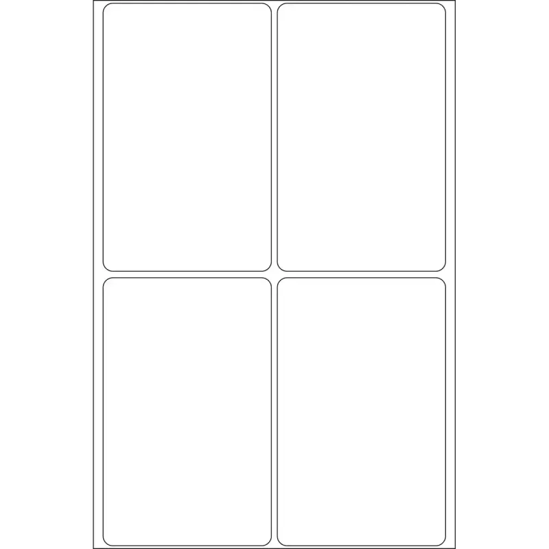 Etiquetas multiusos HERMA 52x82 mm branco papel mate escrita à mão 128 unid.