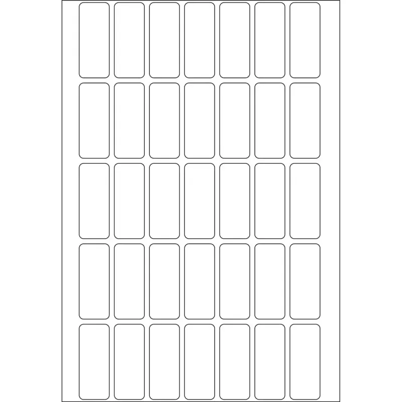 Etiquetas multiusos HERMA 1120 unid. 12x30 mm branco papel mate