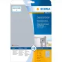 Etiquetas autocolantes HERMA Etiquetas de placa de identificação A4 105x148 mm prateado extra forte aderência película mate 100 unid.