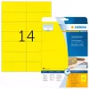 Etiquetas autocolantes HERMA 5058 amarelo 105x42.3 mm 280 unid.