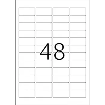 Etiquetas autocolantes para impressora HERMA Labels A4 45,7 x 21,2 mm