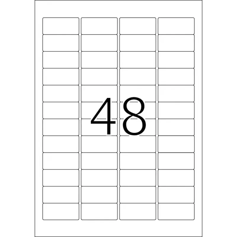 Etiquetas autocolantes para impressora HERMA Labels A4 45,7 x 21,2 mm