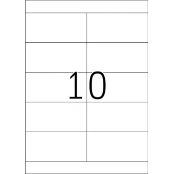Etiquetas autocolantes para impressora HERMA Labels Premium A4 105x50,8 mm