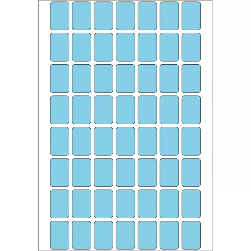 Etiquetas multiusos HERMA 12x18 mm azul papel mate escrita à mão