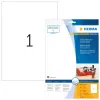 Etiqueta autocolante para impressora HERMA etiquetas brilhantes para jato de tinta A4 210x297 mm papel branco brilhante 10 unid.