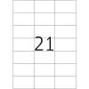 Etiquetas autocolantes para impressora HERMA Labels A4 70x42,3 mm