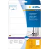 Etiquetas para lombada de dossiês HERMA A4 192x38 mm branco papel mate opaco 175 unid.