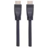 Manhattan 353960 cabo HDMI de alta velocidade CL3 para instalação em parede com Ethernet, 4K@60Hz, Premium High Speed, macho para macho, 8 m, preto
