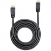 Manhattan 353960 cabo HDMI de alta velocidade CL3 para instalação em parede com Ethernet, 4K@60Hz, Premium High Speed, macho para macho, 8 m, preto