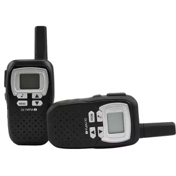 Rádio walkie-talkie Olympia PMR 1208 8 canais 446 MHz preto