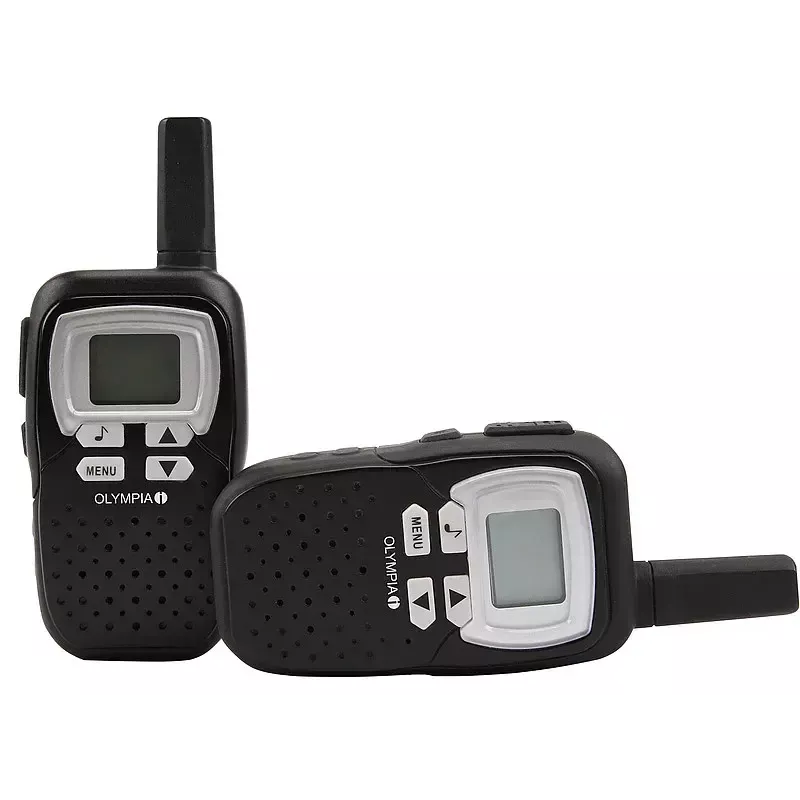 Olympia PMR 1208 rádio bidirecional PMR, conjunto de 2 unidades, preto