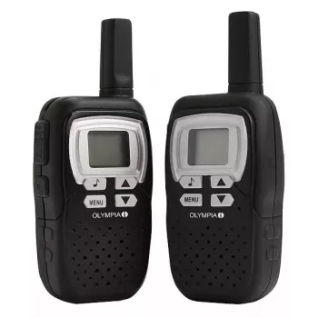 Rádio walkie-talkie Olympia PMR 1208 8 canais 446 MHz preto