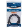 Cabo de rede patch Intellinet, Cat6, 15 m, preto, CCA, U/UTP, PVC, RJ45, contactos banhados a ouro, snagless, com alívio de tensão, garantia vitalícia