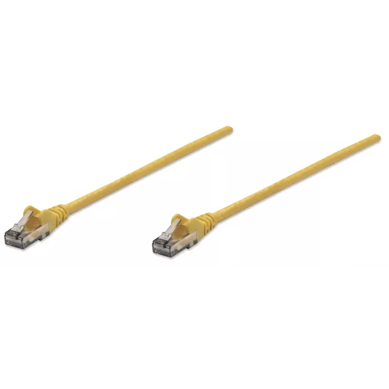 Intellinet 343787 cabo de rede de ligação, Cat6, UTP, 100 % cobre, RJ45, 10 m, amarelo