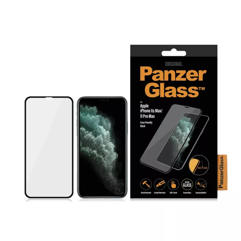 Película de proteção de ecrã PanzerGlass® iPhone 11 Pro Max | Xs Max | Edge-to-Edge