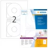 Etiquetas para CD HERMA A4 Ø 116 mm papel branco mate opaco 200 unid.