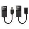 Extensor Lindy 60m USB 1.1 Cat.6 Basic, transmissor e recetor de rede, 60 m, 12 Mbit/s, Cat5e, Cat6, preto, plástico