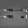 Extensor Lindy 60m USB 1.1 Cat.6 Basic, transmissor e recetor de rede, 60 m, 12 Mbit/s, Cat5e, Cat6, preto, plástico