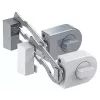 Olympia RS 50R fechadura adicional de porta com barra de bloqueio, branco