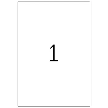 Etiquetas de endereço Premium HERMA A4 199,6 x 289,1 mm branco papel mate 100 unid.
