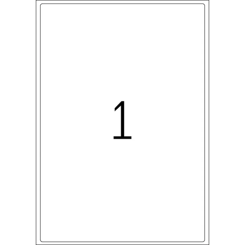 Etiquetas de endereço Premium HERMA A4 199,6 x 289,1 mm branco papel mate 100 unid.