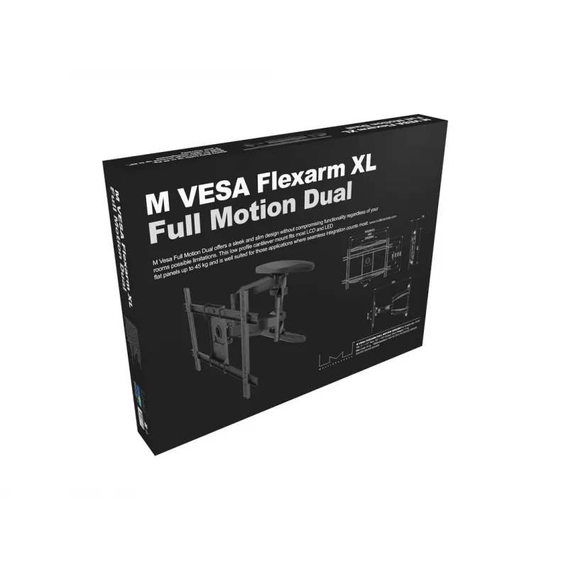 Suporte de monitor duplo Full Motion Multibrackets M VESA Flexarm XL