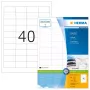 Etiquetas de impressora autoadesivas HERMA Labels Premium A4 48,5x25,4 mm