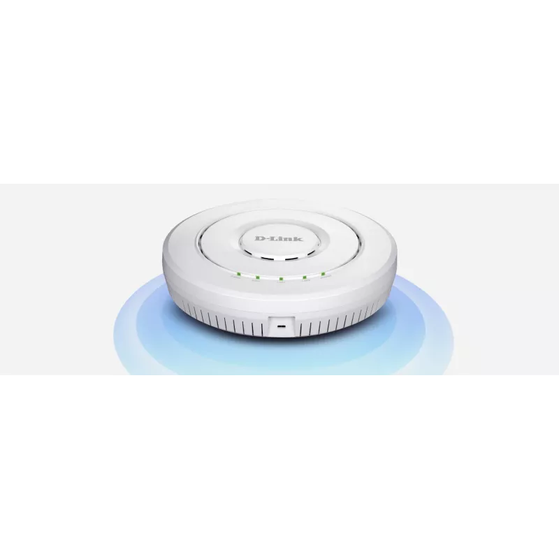 Ponto de acesso unificado D-Link AX3600 Wi‑Fi 6 Dual‑Band, 2,4 GHz, 5 GHz, 19216 Mbit/s, AES, TKIP, 10,100,1000,2500 Mbit/s