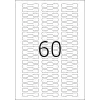 Etiqueta autocolante para impressora HERMA 5116 A4 49x10 mm 1500 unid.