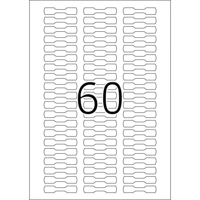 Etiqueta autocolante para impressora HERMA 5116 A4 49x10 mm 1500 unid.
