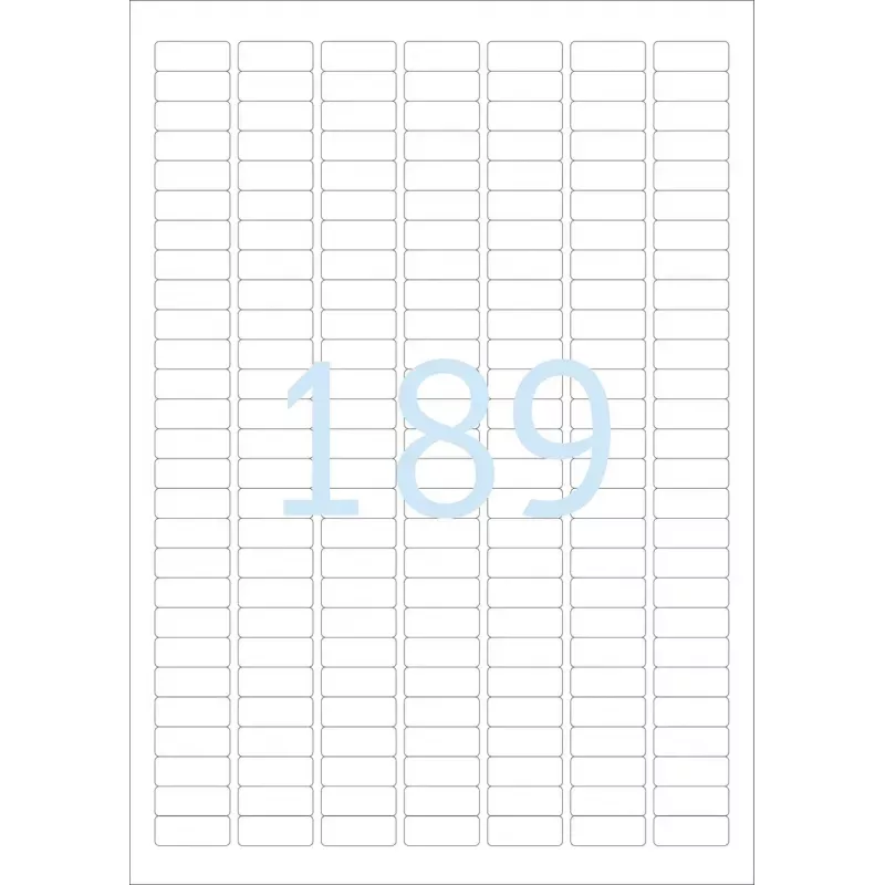 Etiquetas autocolantes para impressora HERMA Labels A4 25,4x10 mm branco aderência extraforte papel mate 4725 unid.