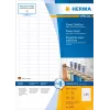 Etiquetas autocolantes para impressora HERMA Labels A4 25,4x10 mm branco aderência extraforte papel mate 4725 unid.